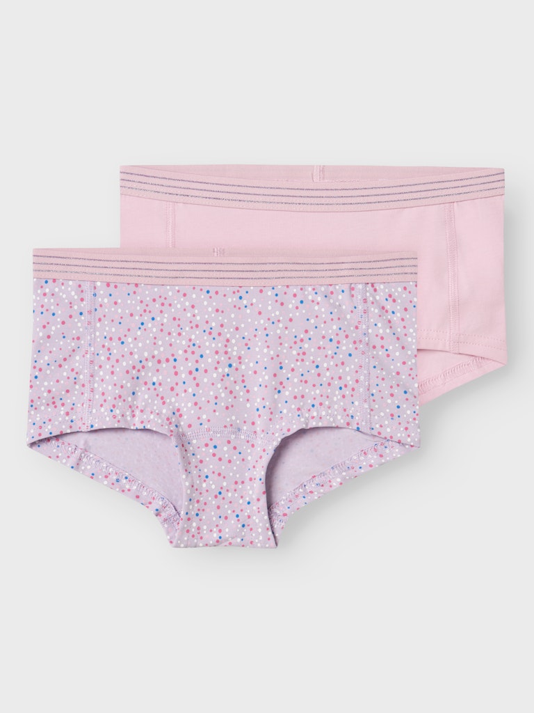 Name it Mädchen Hipster Doppelpack Slip 2er Pack Glitzer NKFHIPSTER