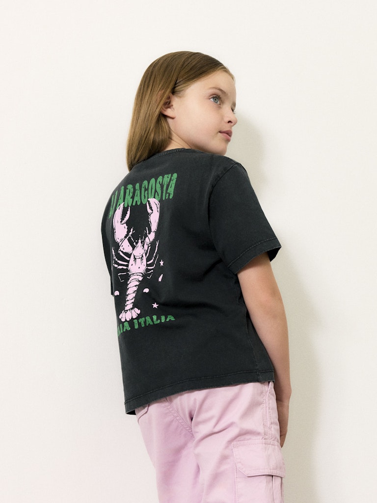 Name it Mädchen T-Shirt Rückendruck NKFFAGMA