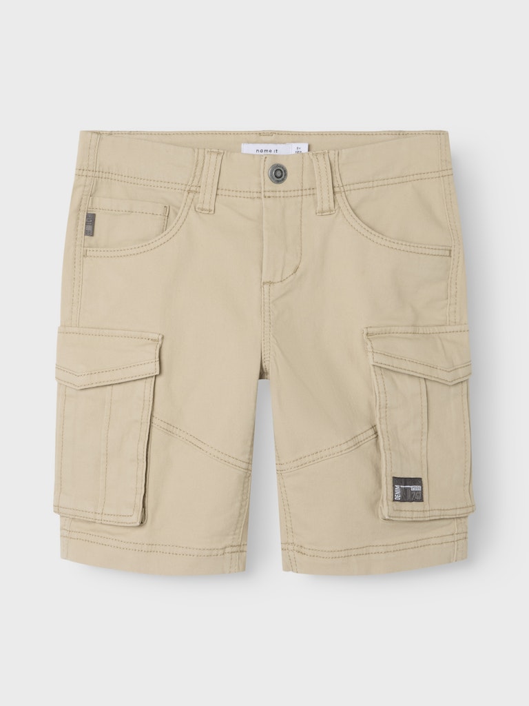 Name it Jungen Cargoshorts kurze Hose Twillshort Beige NKMRYAN