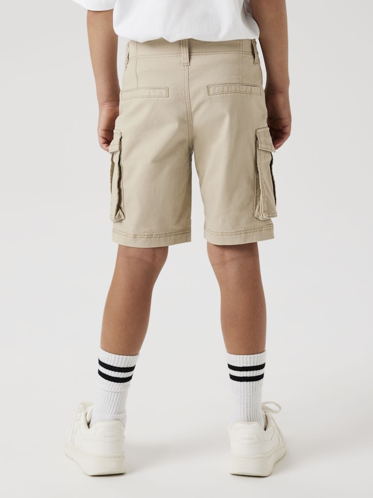 Name it Jungen Cargoshorts kurze Hose Twillshort Beige NKMRYAN