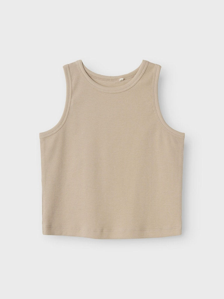 Name it Mädchen Top Rippshirt SL SHORT TOP NKFNAKAL