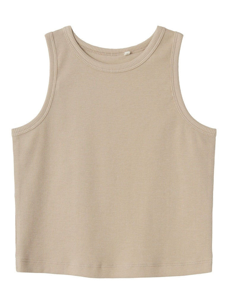 Name it Mädchen Top Rippshirt SL SHORT TOP NKFNAKAL
