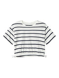 Name it Mädchen T-Shirt SS CROPPED Streifen NKFFUNION