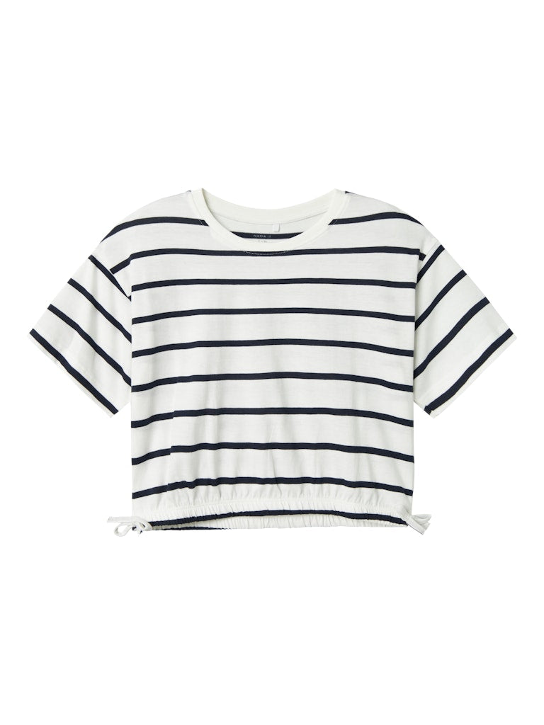 Name it Mädchen T-Shirt SS CROPPED Streifen NKFFUNION