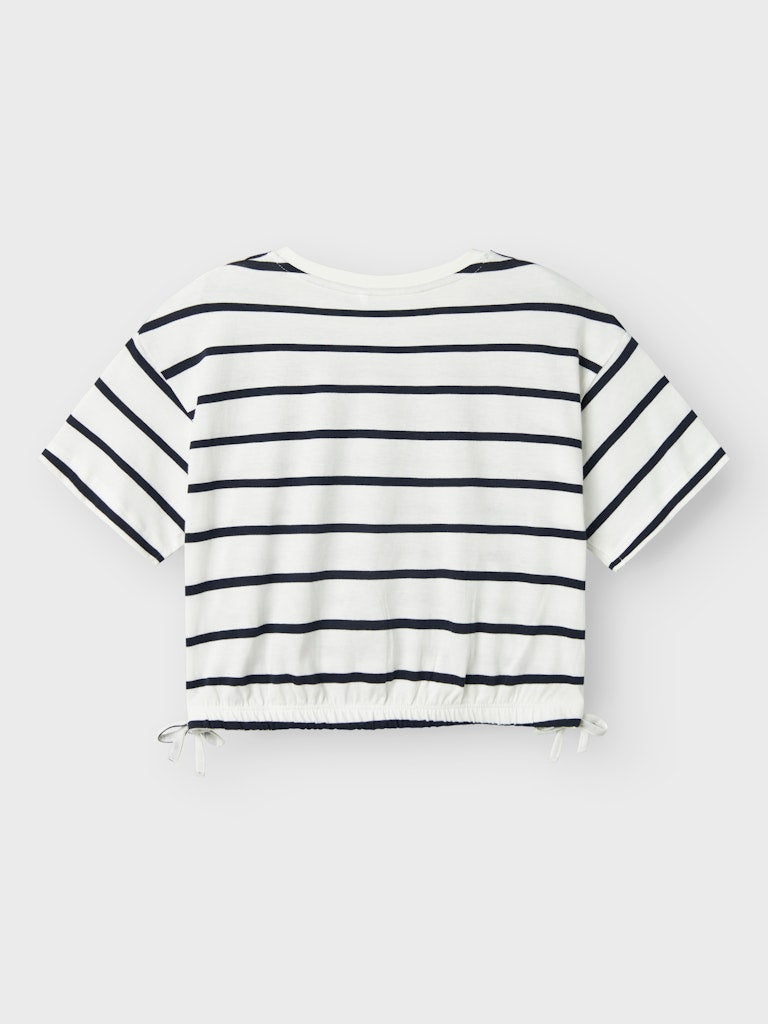 Name it Mädchen T-Shirt SS CROPPED Streifen NKFFUNION
