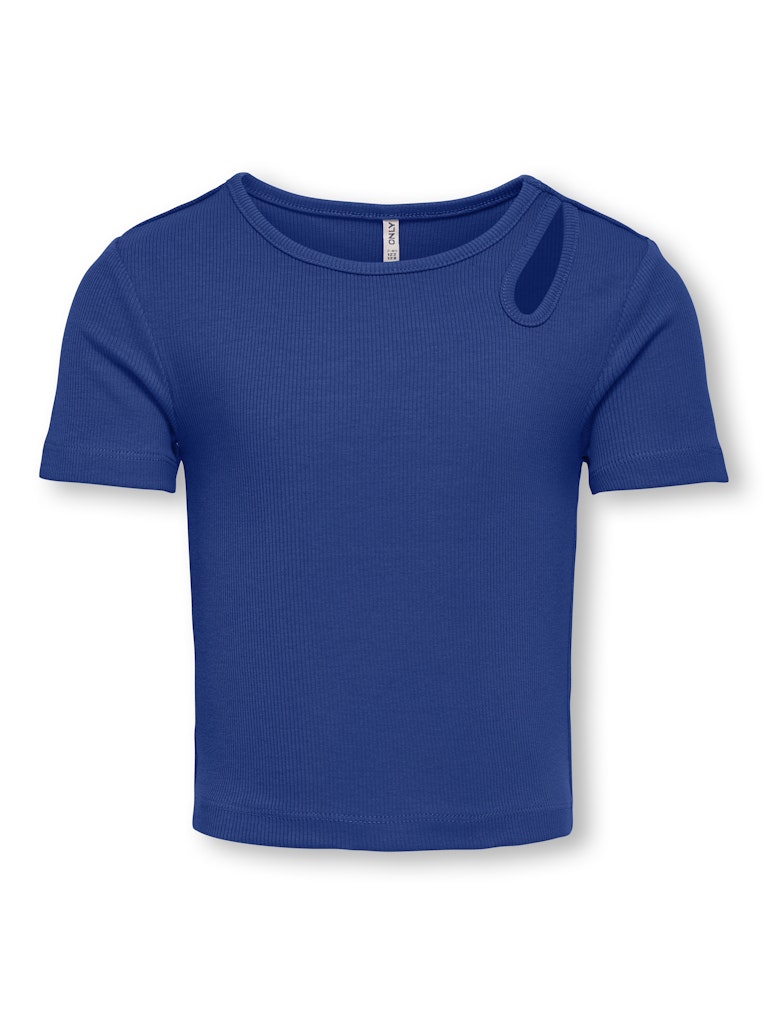 Only Mädchen T-Shirt Rippshirt Geschenkidee edel top KOGNESSA LIFE