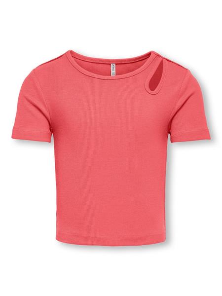 Only Mädchen T-Shirt Rippshirt Geschenkidee edel top KOGNESSA LIFE