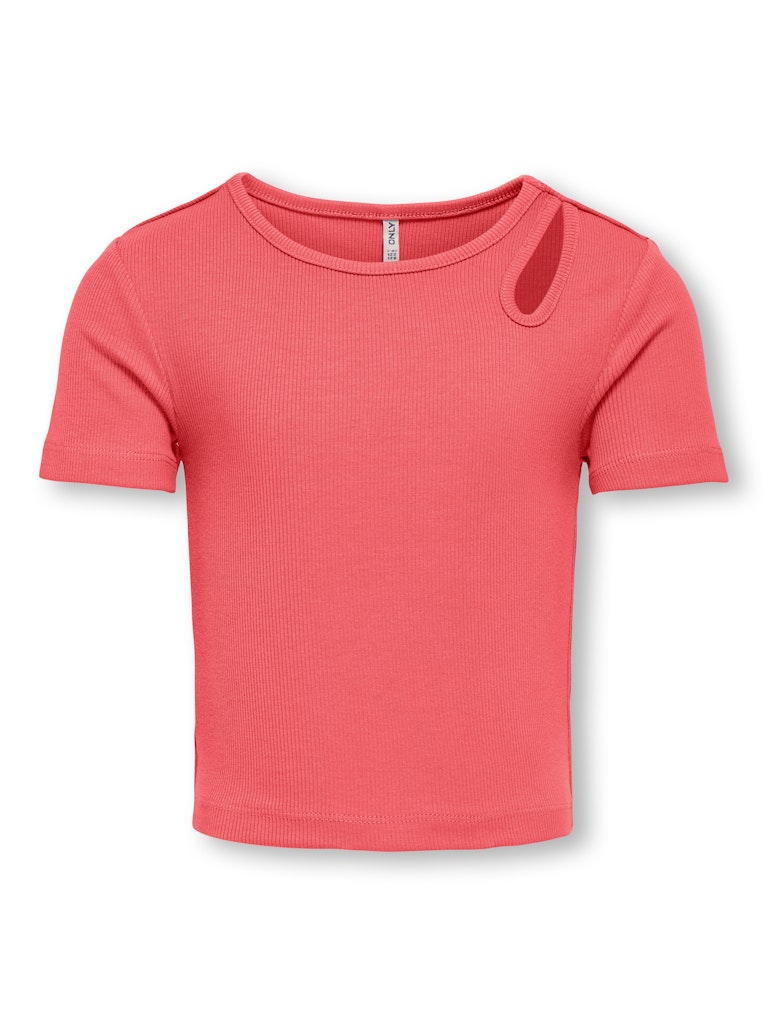 Only Mädchen T-Shirt Rippshirt Geschenkidee edel top KOGNESSA LIFE