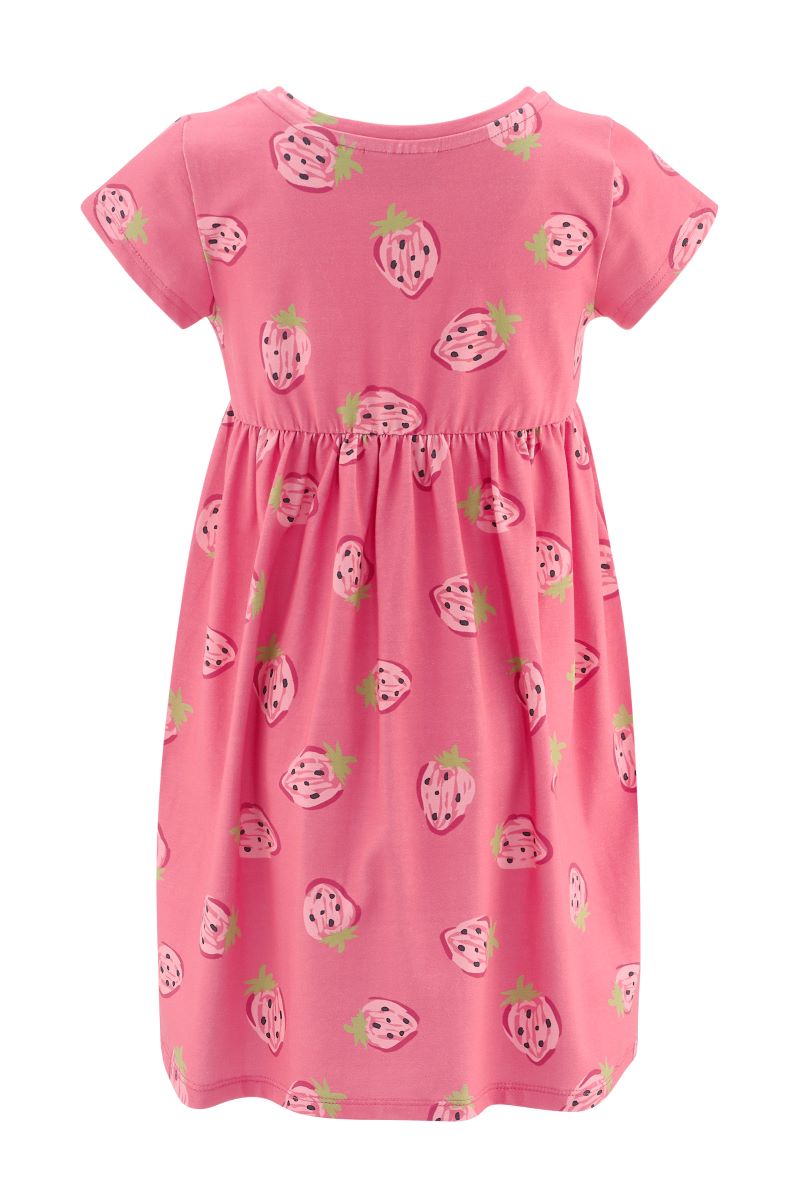 Happy Girls Mädchen Sommerkleid Jerseykleid Erdbeere Geschenkidee