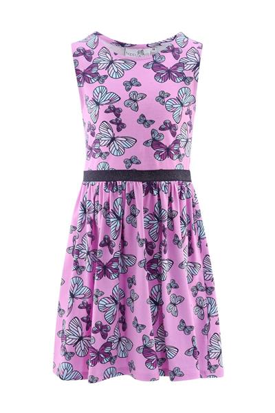 Happy Girls Mädchen Jersey Kleid Sommerkleid Schmetterling