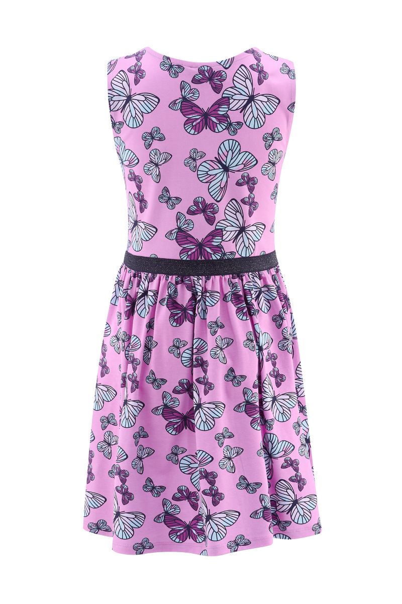 Happy Girls Mädchen Jersey Kleid Sommerkleid Schmetterling