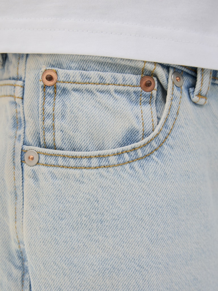 Jack & Jones Jungen Jeansshorts kurze Jeans Hellblau Baggy JIRON