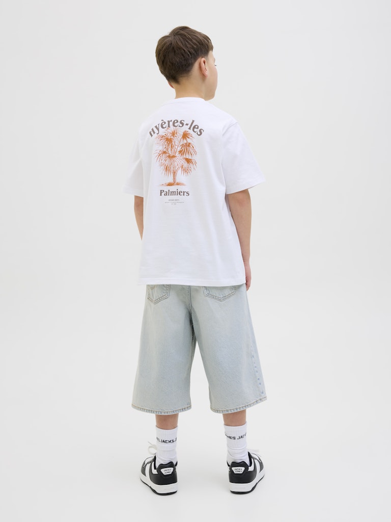 Jack & Jones Jungen Jeansshorts kurze Jeans Hellblau Baggy JIRON