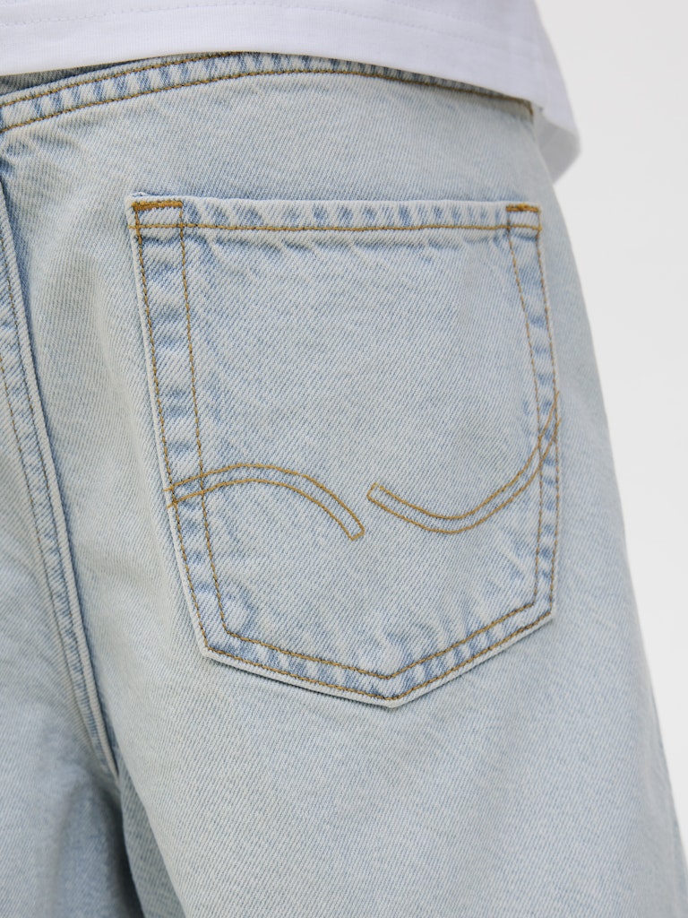 Jack & Jones Jungen Jeansshorts kurze Jeans Hellblau Baggy JIRON