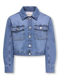 Only Mädchen Jeansjacke Übergangsjacke kastig KOGLUMI