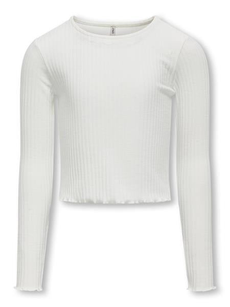 Only Mädchen Langarmshirt Rippshirt Geschenkidee KOGNELLA L/S O-NECK