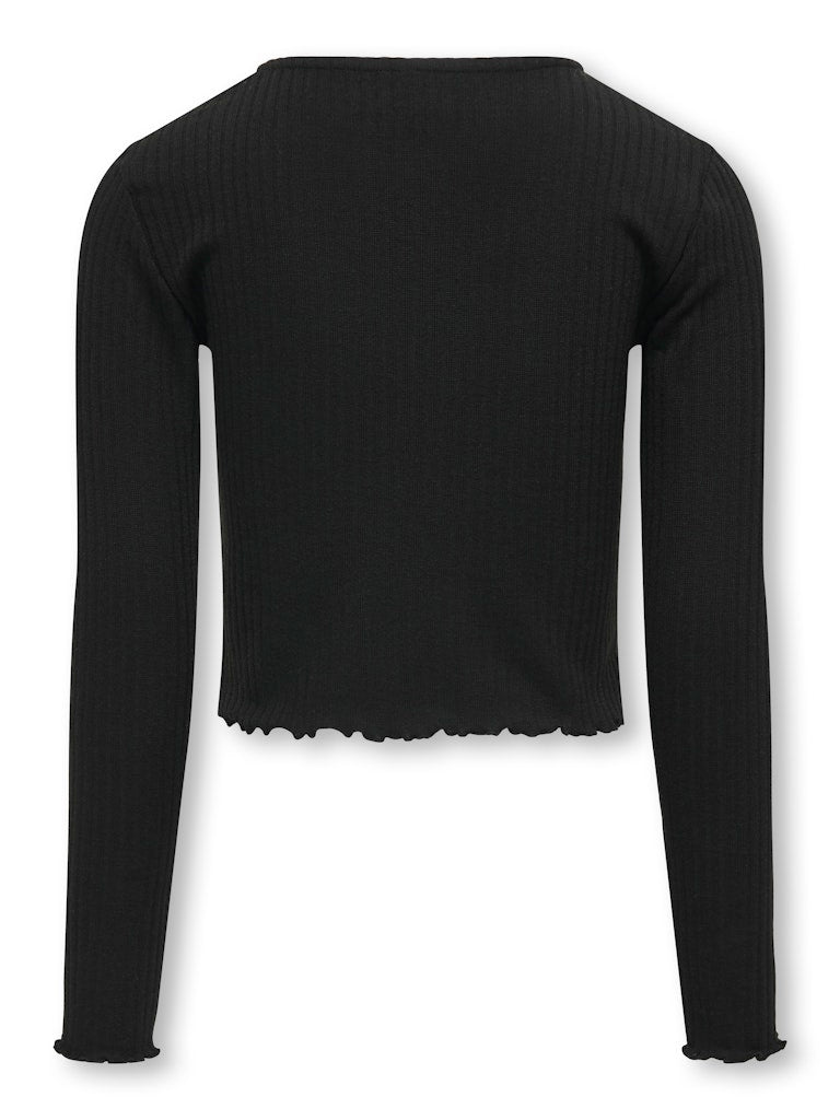 Only Mädchen Langarmshirt Rippshirt Geschenkidee KOGNELLA L/S O-NECK