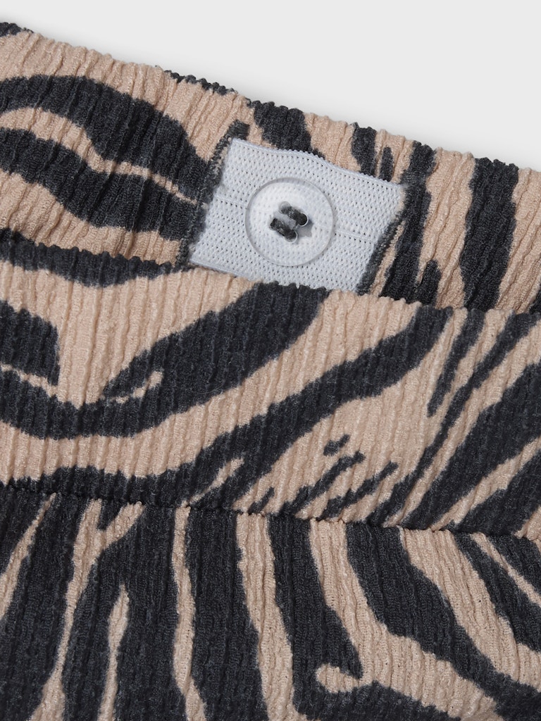 Name it Mädchen Hose WIDE PANT  Zebra NKFTIPIA