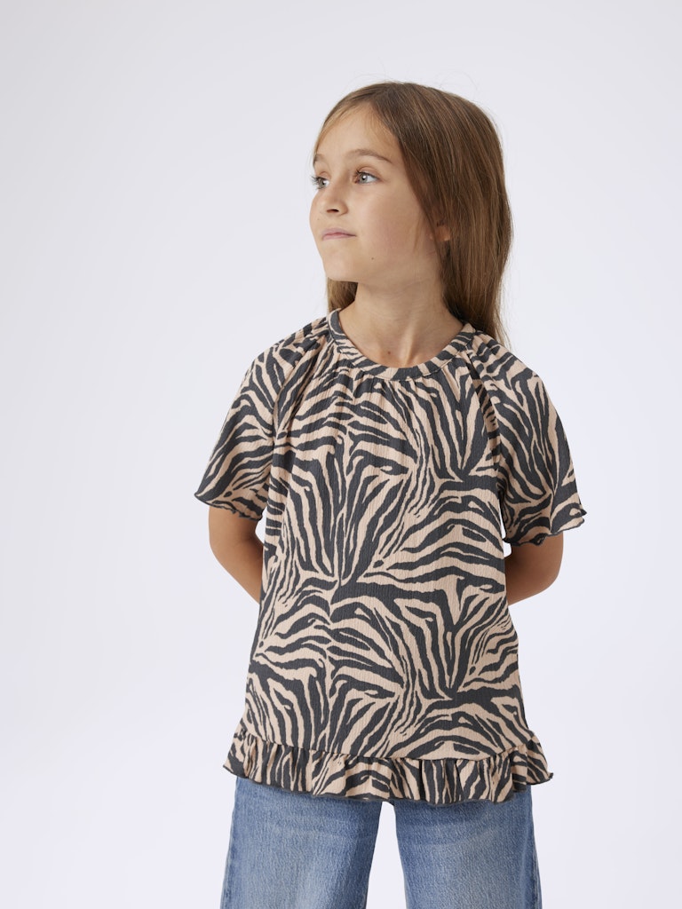Name it Mädchen Bluse Blusenshirt SS TOP NKFTIPIA