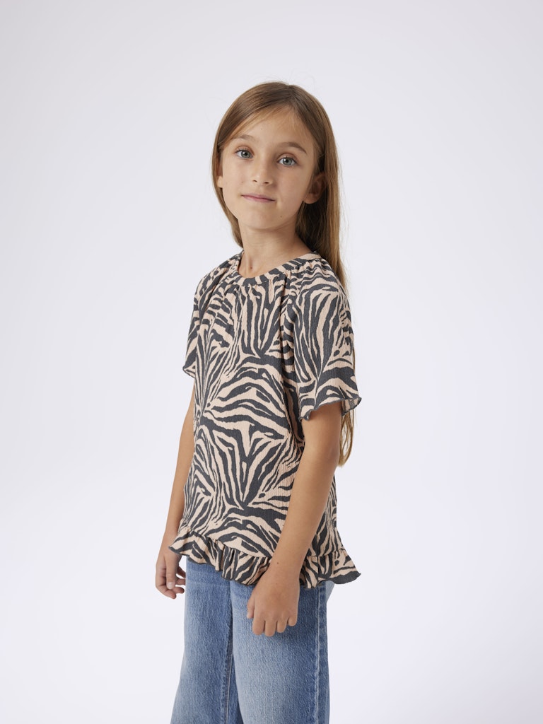 Name it Mädchen Bluse Blusenshirt SS TOP NKFTIPIA