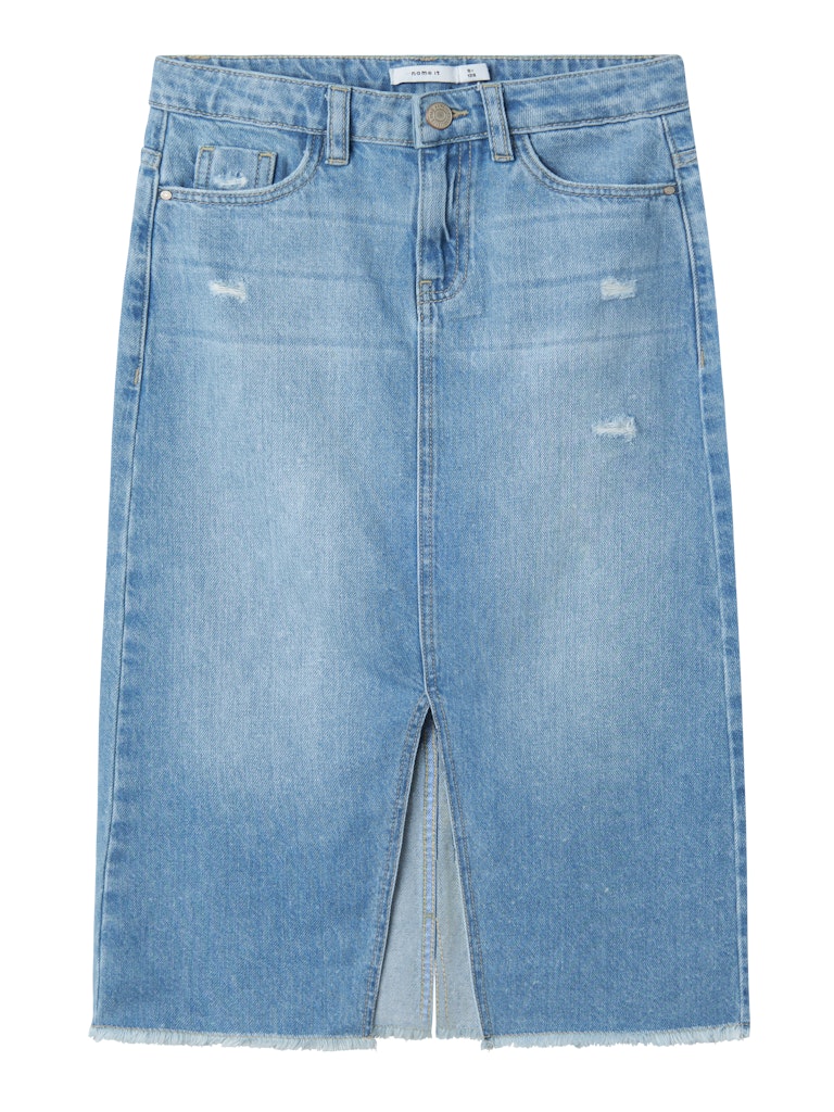 Name it Mädchen Jeansrock lang  weich Teenager NKFKAT