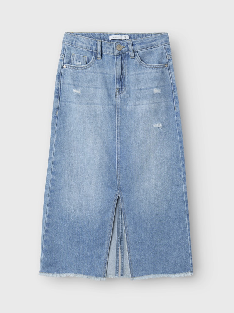 Name it Mädchen Jeansrock lang  weich Teenager NKFKAT