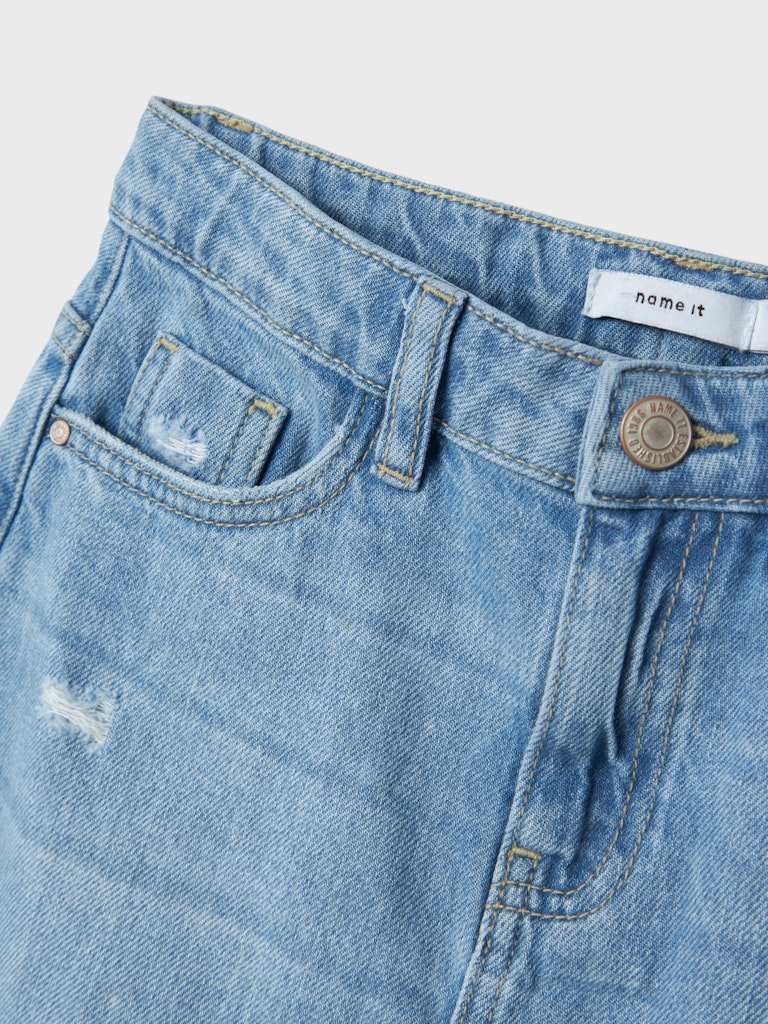 Name it Mädchen Jeansrock lang  weich Teenager NKFKAT