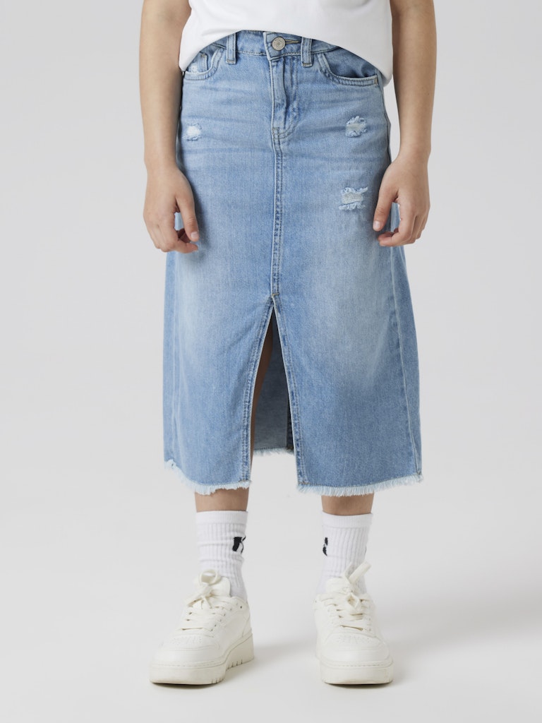 Name it Mädchen Jeansrock lang  weich Teenager NKFKAT
