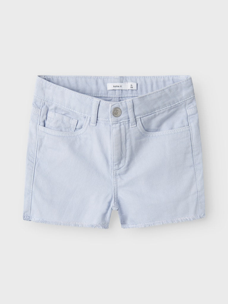 Name it Mädchen Jeansshort kurze Hose Shorts Franzen NKFROSE