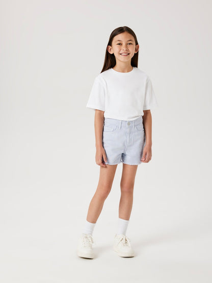 Name it Mädchen Jeansshort kurze Hose Shorts Franzen NKFROSE