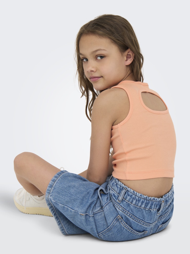 Only Mädchen Top Ripptop Geschenkidee edel top KOGNESSA LIFE S/L