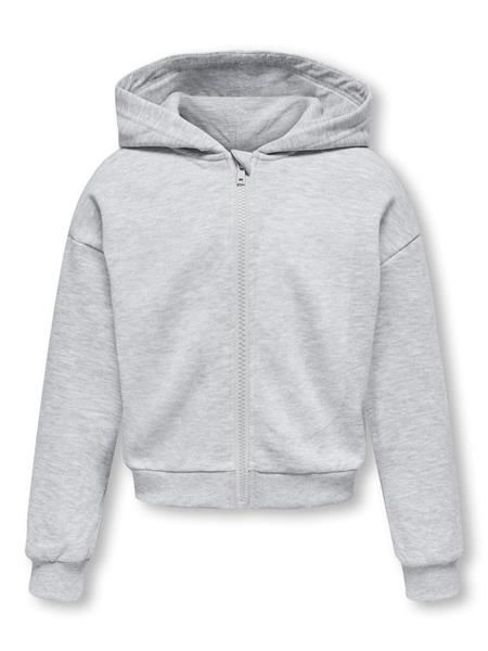 Only Mädchen Sweatjacke Hoodie kurz warm KOGFAVE L/S ZIP HOOD SWT