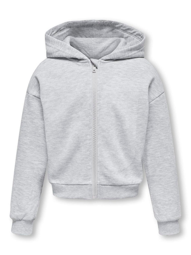 Only Mädchen Sweatjacke Hoodie kurz warm KOGFAVE L/S ZIP HOOD SWT