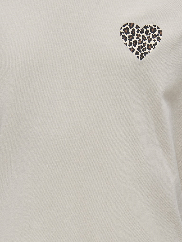 Only Mädchen T-Shirt LEO HEART KOGREX LEO HEART S/S TOP JRS