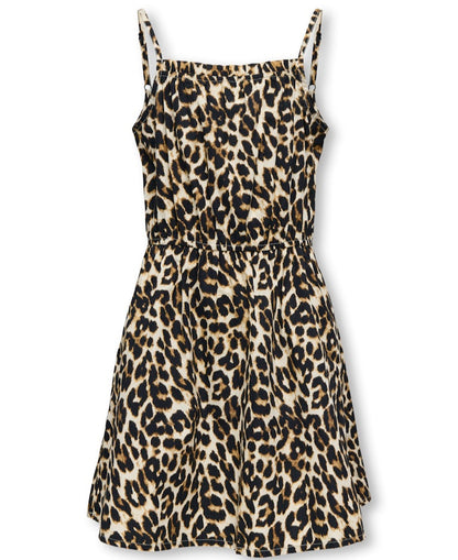 Only Mädchen Kleid Sommerkleid Trägerkleid Leo