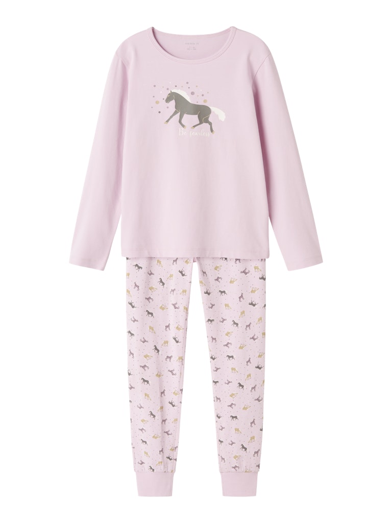 Name it Mädchen Schlafanzug CORSAGE HORSE NKFNIGHTSET