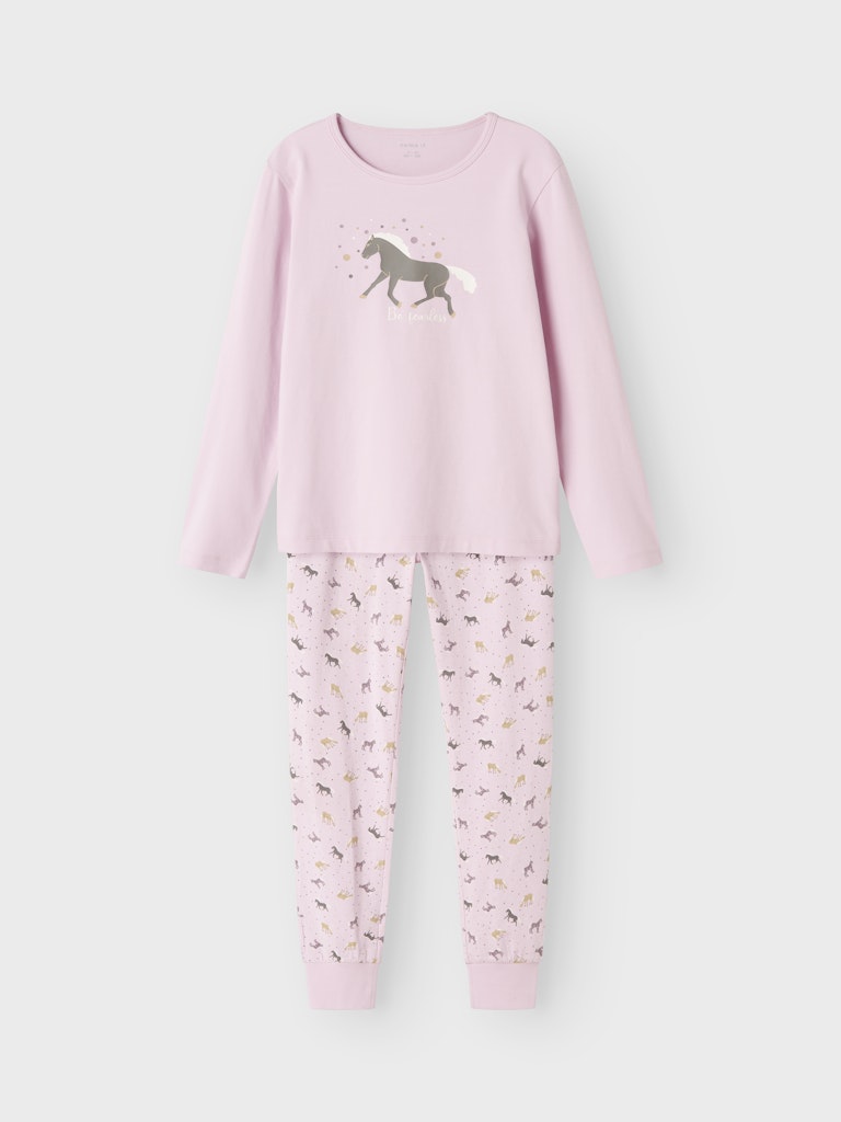 Name it Mädchen Schlafanzug CORSAGE HORSE NKFNIGHTSET