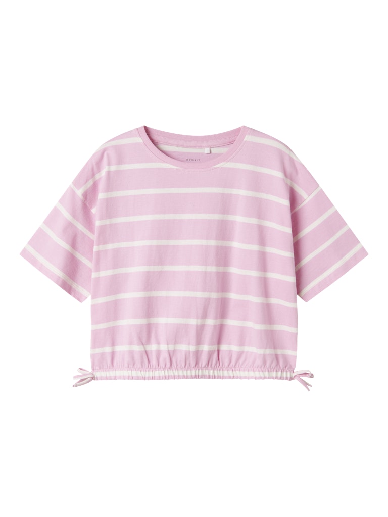 Name it Mädchen T-Shirt SS CROPPED Streifen NKFFUNION