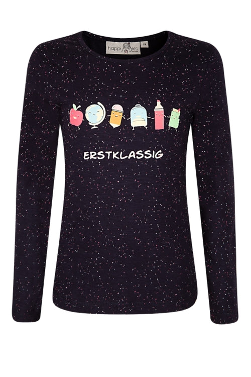 Happy Girls Mädchen Langarmshirt Schulanfang erste Klasse