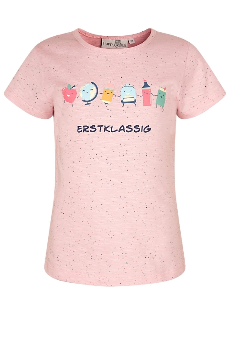 Happy Girls Mädchen T-Shirt Schulanfang erste Klasse