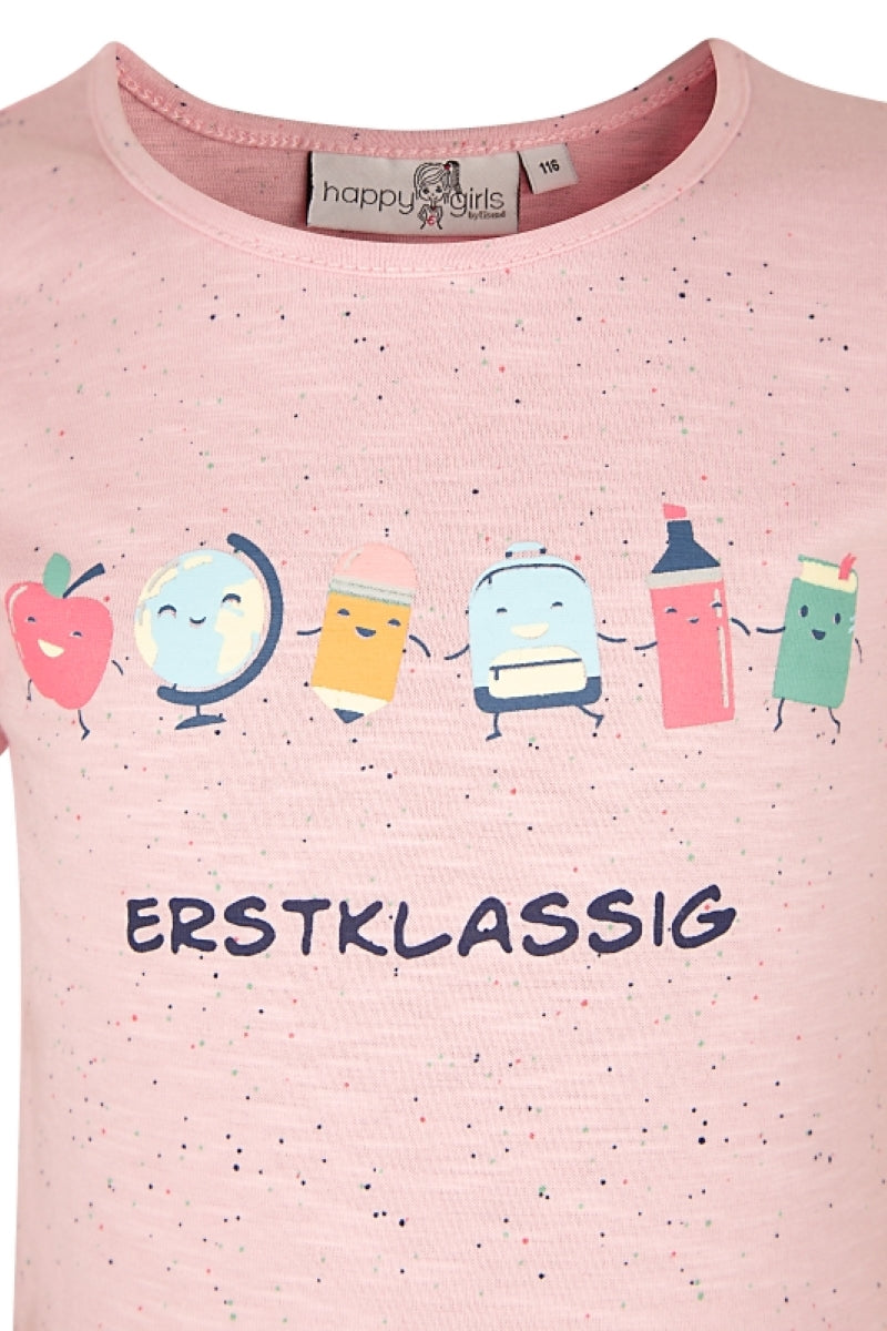 Happy Girls Mädchen T-Shirt Schulanfang erste Klasse