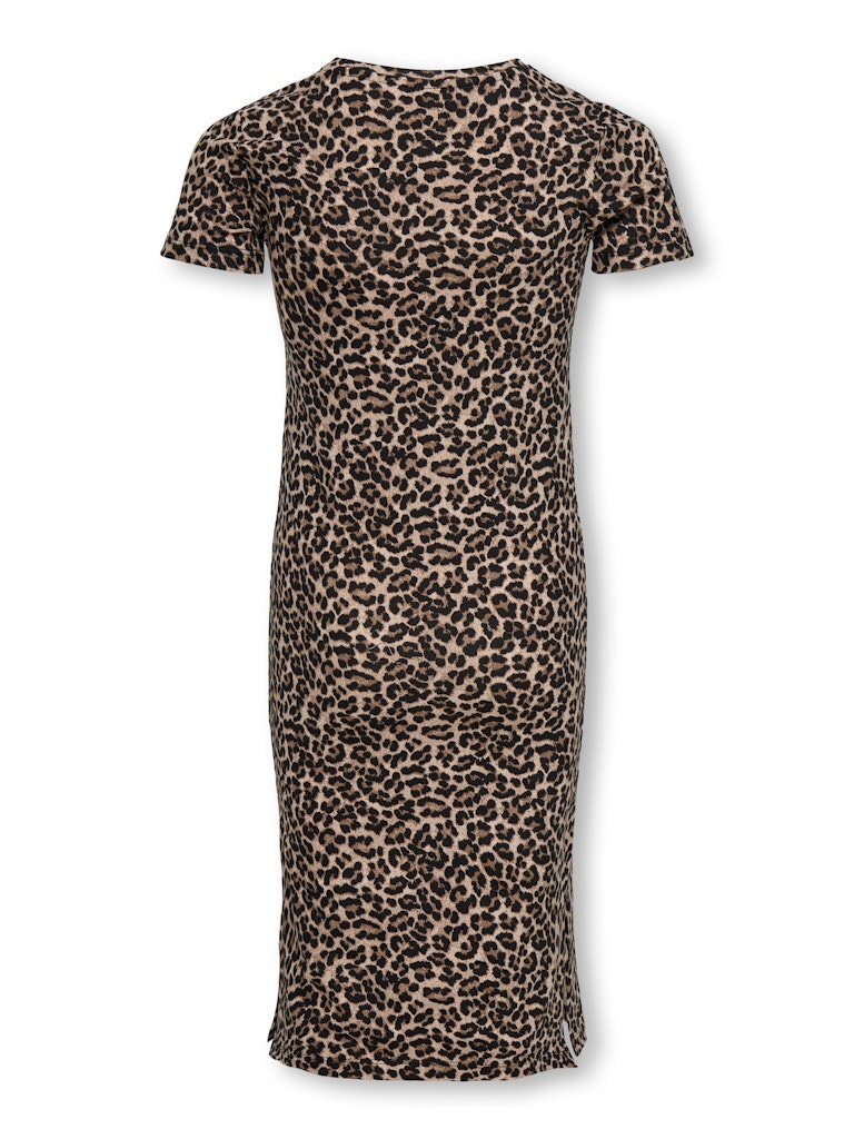 Only Mädchen Sommerkleid Leo Jersey Mid Calf Organic Cotton KOGLIVE