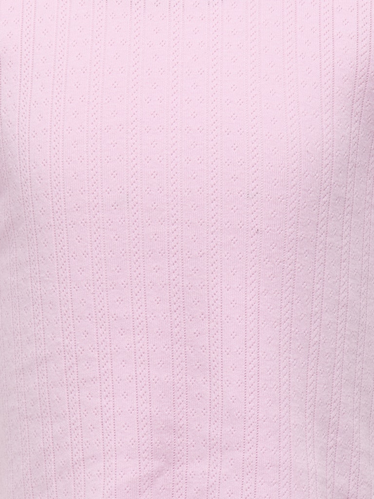 Only Mädchen T-Shirt Rippshirt KOGCARLOTTA LIFE S/S TOP JRS