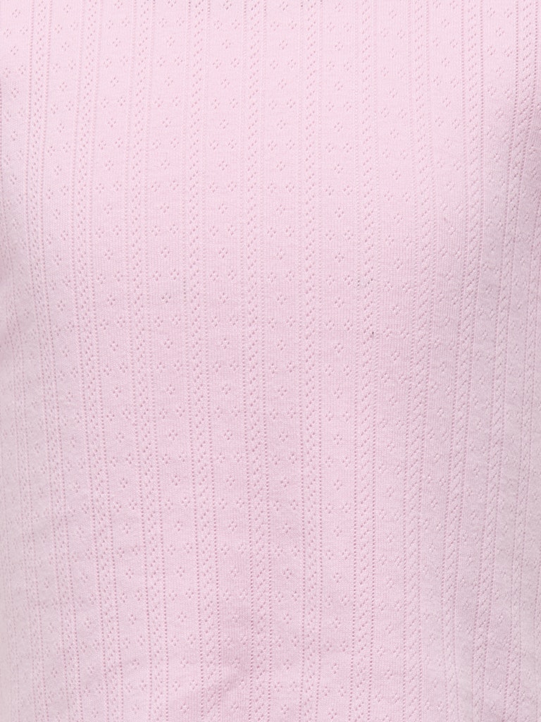 Only Mädchen T-Shirt Rippshirt KOGCARLOTTA LIFE S/S TOP JRS