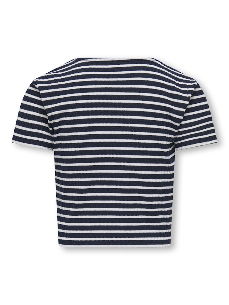 Only Mädchen T-Shirt Rippshirt Streifen KOGNELLA STRIPED