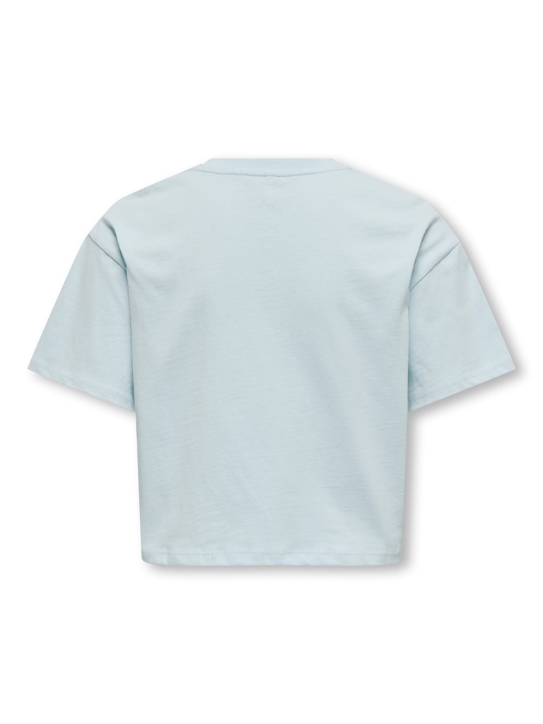 Only Mädchen T-Shirt weit kurz KOGRIRI S/S RHINESTONES TOP BOX JRS