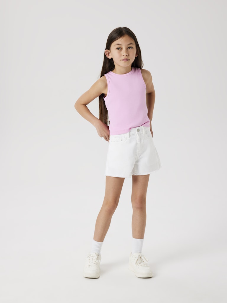 Name it Mädchen Jeansshort kurze Hose Shorts Franzen NKFROSE