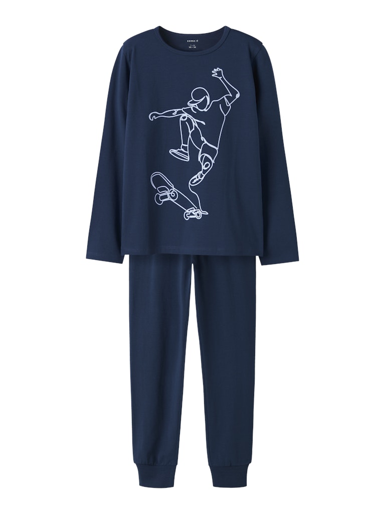 Name it Jungen Schlafanzug Skater Geschenkidee NKMNIGHTSET