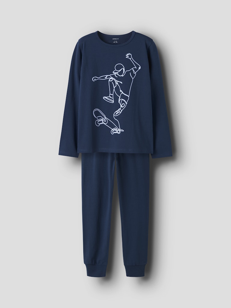Name it Jungen Schlafanzug Skater Geschenkidee NKMNIGHTSET