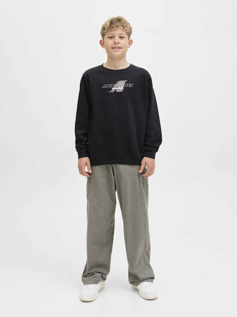 Jack & Jones Jungen Sweatshirt JCOTIER PRINT SWEAT CREW